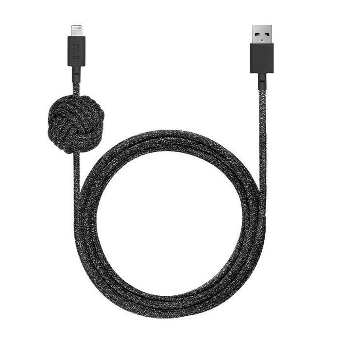 Native Union Night Cable-Lightning - USB-A, Cosmos, 3M Native Union Night Cable-Lightning - USB-A, Cosmos, 3M