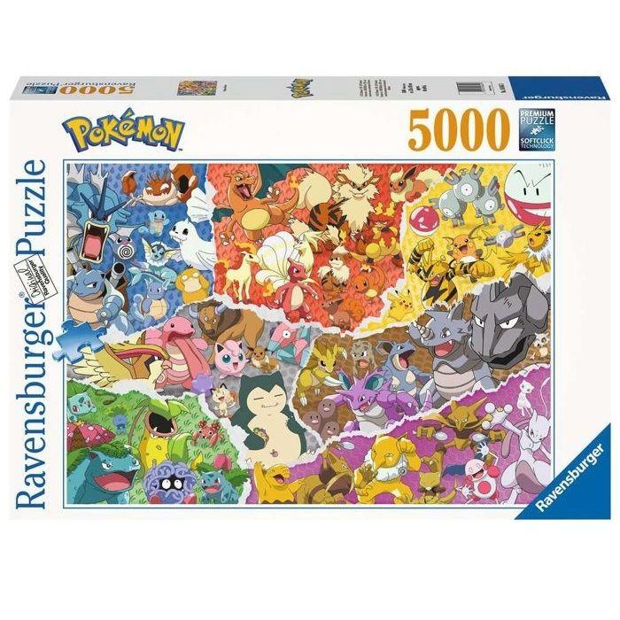 POKEMON - Puzzle 5000 piezas - Pokémon Allstars - Ravensburger 1 POKEMON - Puzzle 5000 piezas - Pokémon Allstars - Ravensburger 1