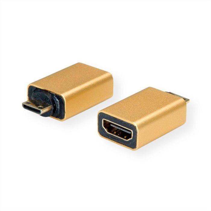 ROLINE GOLD HDMI-Adapter HDMI BU - HDMI Mini ST 1 ROLINE GOLD HDMI-Adapter HDMI BU - HDMI Mini ST 1
