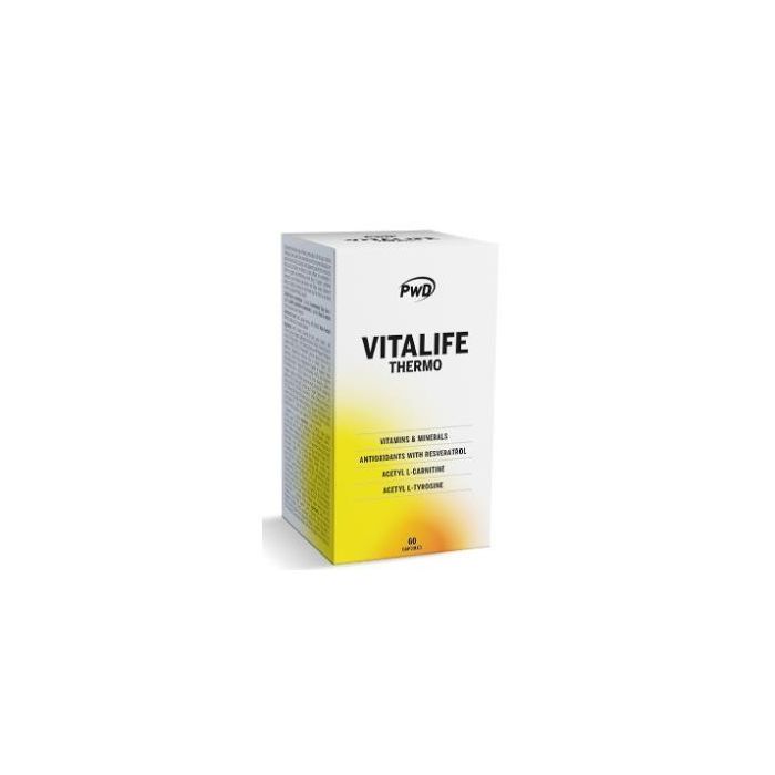 Vitalife Thermo 60 Cápsulas Multivitamínico con Activadores y Agentes Termogénicos para Control y Pérdida de Grasa