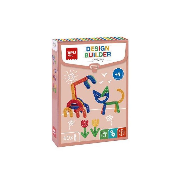 Juego Educat.Apli Kids Piezas De Construccion 60 Piezas (+4 Años)