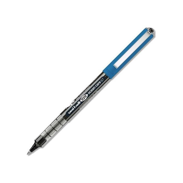 Uniball Ub-157Rop Rollerball Eye Ocean Care Bolígrafo de tinta líquida Super Ink 0.7 mm Negro (12 Unidades) (12 Unidades)