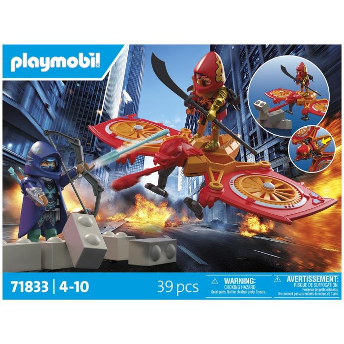 Héroe Dron Lucha Contra Ninja Malvado 71833 Playmobil 2 Héroe Dron Lucha Contra Ninja Malvado 71833 Playmobil 2