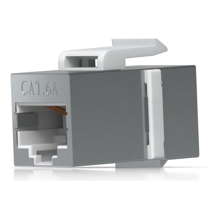 Ubiquiti Acoplador Keystone Cat6A, Paquete de 12, Acero Inoxidable