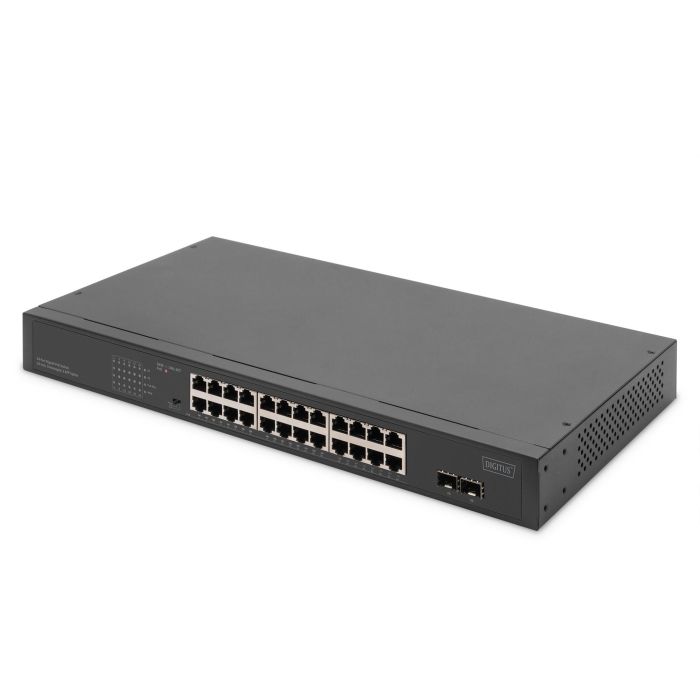 DIGITUS Switch 24-Port Gigabit Unmanaged schwarz 0 DIGITUS Switch 24-Port Gigabit Unmanaged schwarz 0