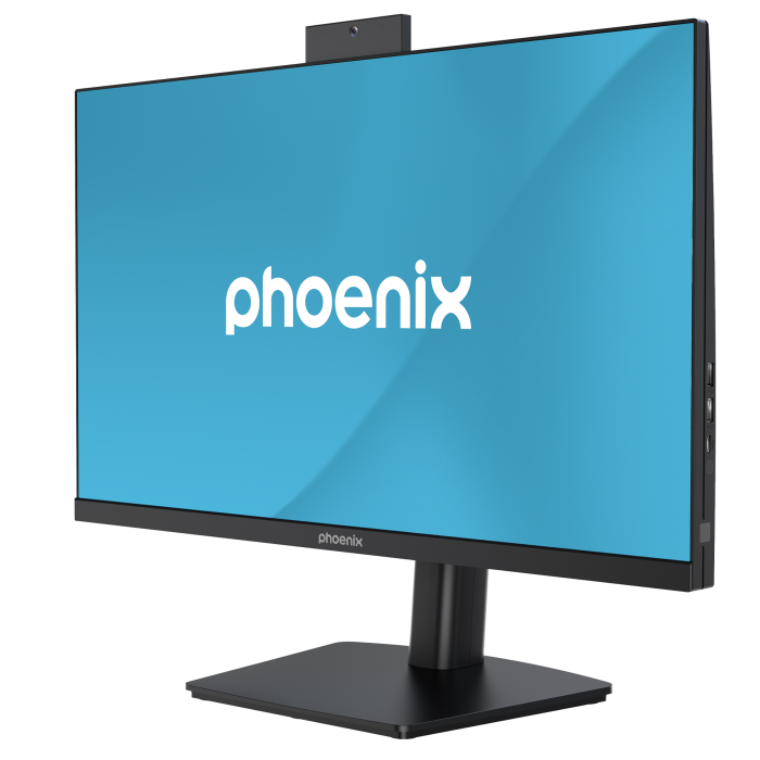 Phoenix technologies Monitor Vision 24 Pro 23.8" Full HD IPS 75Hz Webcam y Altavoces Integrados HDMI DisplayPort Soporte Ajustable 4