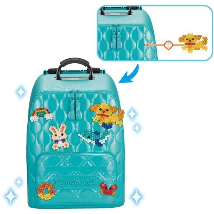 Juego de cuentas para planchar - AQUABEADS - 31993 - La mochila creativa DX 5 Juego de cuentas para planchar - AQUABEADS - 31993 - La mochila creativa DX 5