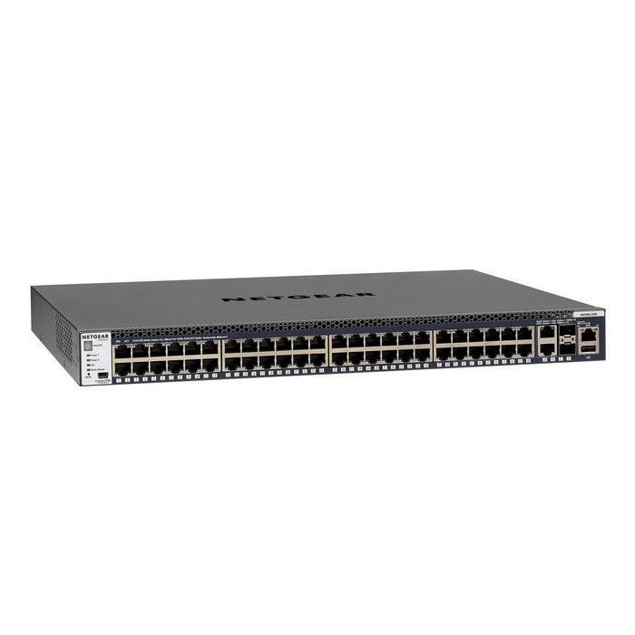 NETGEAR GSM4352S - Switch gestionado L3 52 puertos (48x RJ45 Gigabit, 4x SFP+ 10G) Apilable - Para rack 2 NETGEAR GSM4352S - Switch gestionado L3 52 puertos (48x RJ45 Gigabit, 4x SFP+ 10G) Apilable - Para rack 2