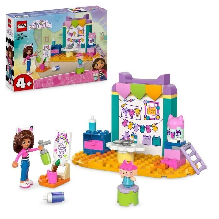 LEGO 10795 La Casa de Gabby Creaciones con Bebé Box – Set de Construcción de Manualidades con Personajes Gabby y Bebé Box para Niños +4 años