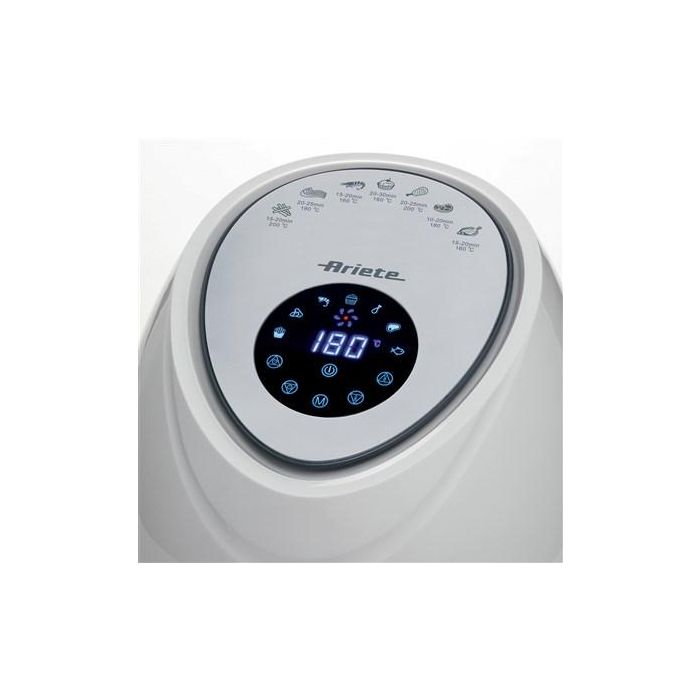 Ariete 4618/03 Freidora de Aire XXL Blanca con Pantalla LCD Táctil y 7 Programas 4 Ariete 4618/03 Freidora de Aire XXL Blanca con Pantalla LCD Táctil y 7 Programas 4