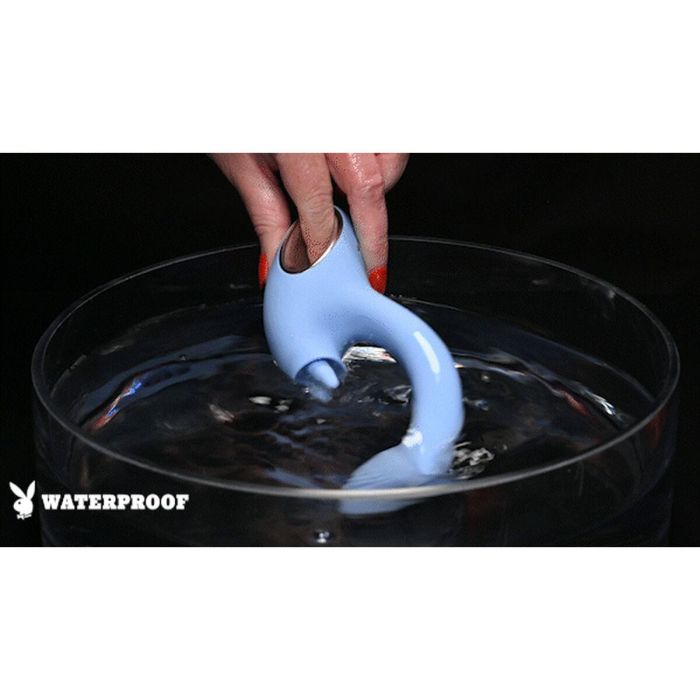 Vibrador Doble Estimulación Evolved Playboy Azul 9 Vibrador Doble Estimulación Evolved Playboy Azul 9