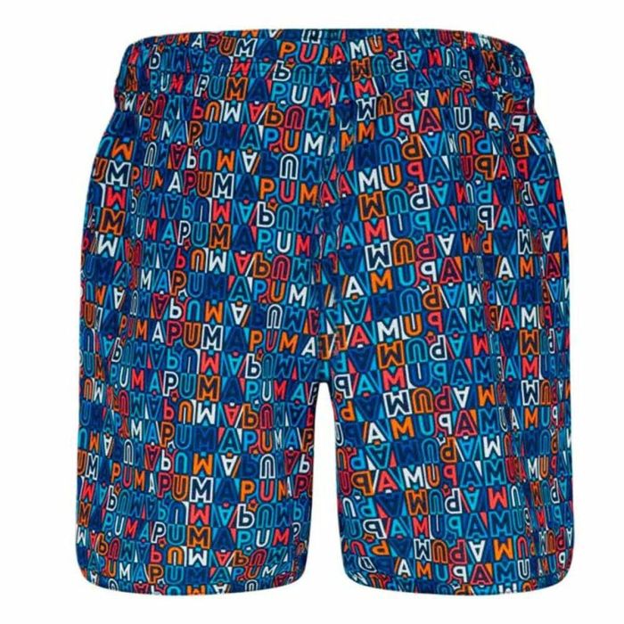 Bañador Niño Puma Printed Mid Shorts 1P Azul 1