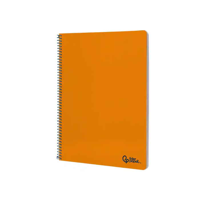 Liderpapel Cuaderno Espiral DIN A4 Smart Tapa Blanda 80 Hojas 75gr Pauta 3.5mm con Margen Color Naranja 3