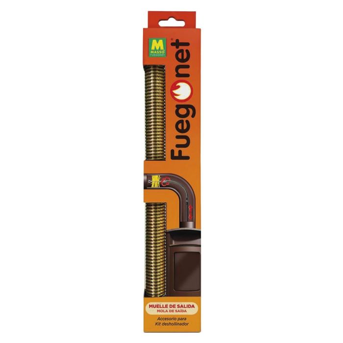 Massó Muelle de salida para deshollinador, facilita paso de codos 45° y 90°, rosca métrica 12mm, para cocina/chimeneas 0 Massó Muelle de salida para deshollinador, facilita paso de codos 45° y 90°, rosca métrica 12mm, para cocina/chimeneas 0