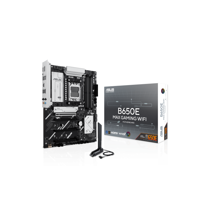 ASUS B650E MAX GAMING WiFi Placa Base AMD B650 Socket AM5 ATX, DDR5, Wi-Fi 6E, 90MB1LD0-M0EAY0 ASUS B650E MAX GAMING WiFi Placa Base AMD B650 Socket AM5 ATX, DDR5, Wi-Fi 6E, 90MB1LD0-M0EAY0