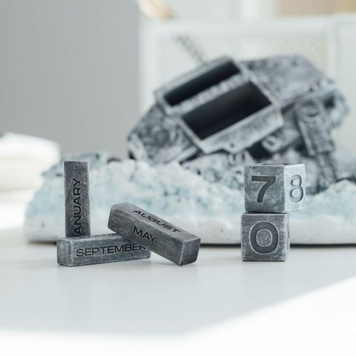 Calendario Perpetuo 3D AT-AT Derribado Star Wars 4