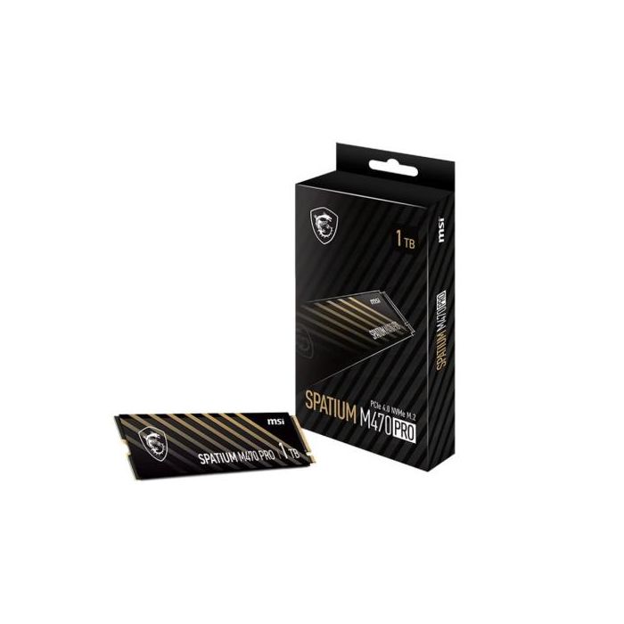 SSD MSI SPATIUM M470 Pro PCIe 4.0 NVMe M.2 1TB SSD MSI SPATIUM M470 Pro PCIe 4.0 NVMe M.2 1TB