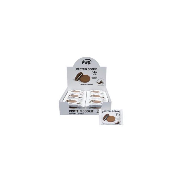 PWD Protein Cookie 34% Protein Choco-Coconut 18 Uds.