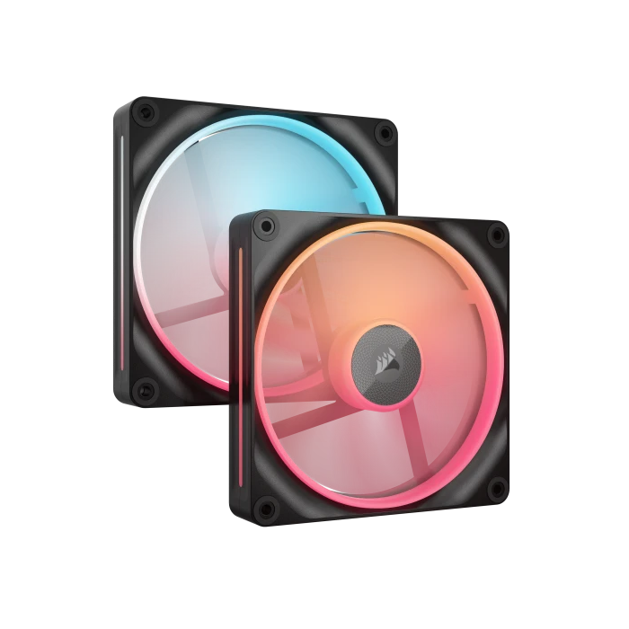 Corsair iCUE LINK LX140-R RGB Carcasa del ordenador Ventilador 14 cm Negro 2 pieza(s)