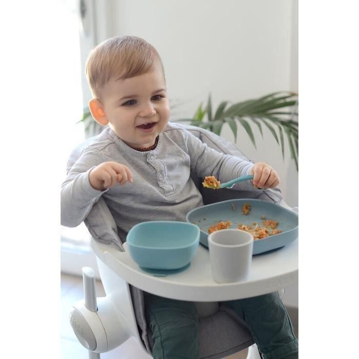 Beaba Vajilla y Juego de Comida de Silicona 4 Piezas: Plato y Cuenco con Ventosa, Vaso y Cuchara para Bebé 2ª Edad - Jungle 4 Beaba Vajilla y Juego de Comida de Silicona 4 Piezas: Plato y Cuenco con Ventosa, Vaso y Cuchara para Bebé 2ª Edad - Jungle 4