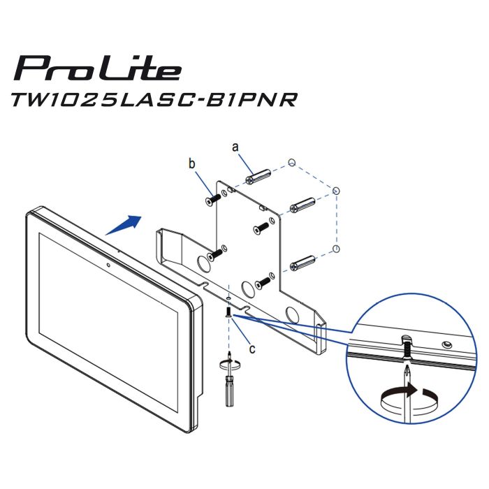 Iiyama TW1025LASC-B1PNR 25.5cm (10.1") 1280 x 800 Pixeles LED 16:10 25ms Pantalla Táctil 10 Puntos