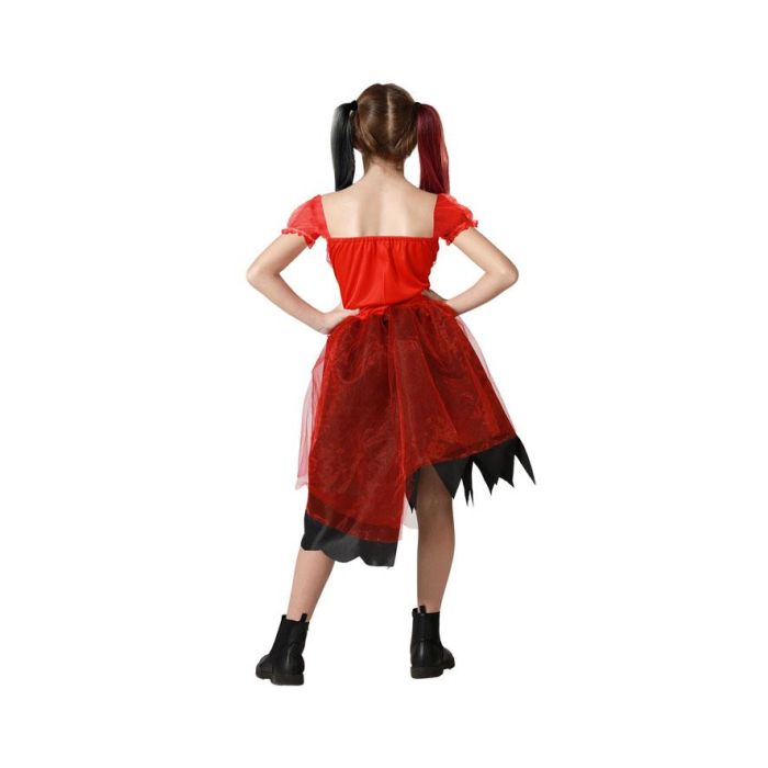 Disfraz Arlequín Vestido Rojo Niña Infantil 10-12 Años 2 Disfraz Arlequín Vestido Rojo Niña Infantil 10-12 Años 2