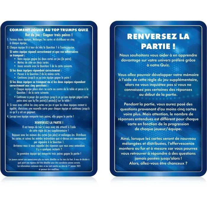 Winning Moves Quiz Cuestionario de Estrellas de Fútbol con 500 Preguntas para Mayores de 10 Años 3