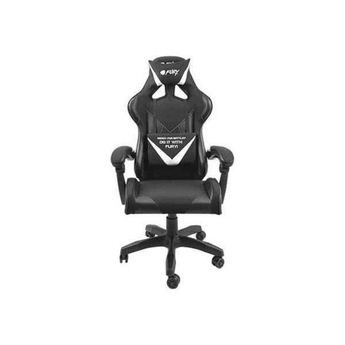 Silla Gaming Fury Avenger L Negro Blanco