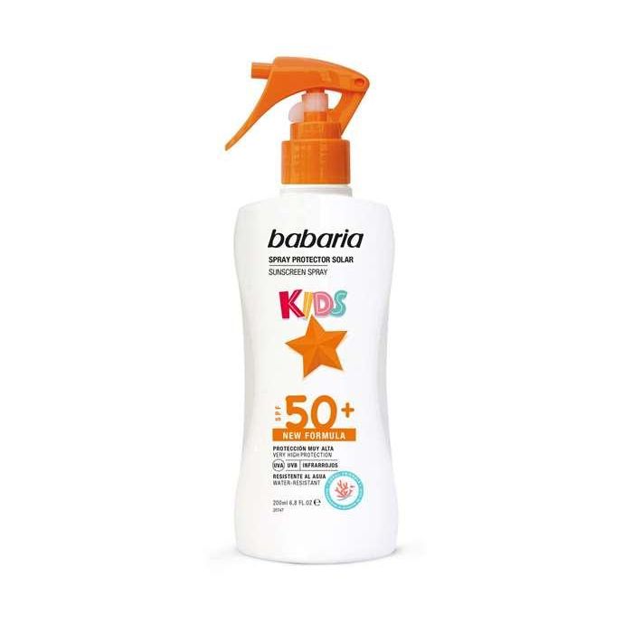 Babaria Kids spray SPF50+ 200 ml vaporizador Babaria Kids spray SPF50+ 200 ml vaporizador