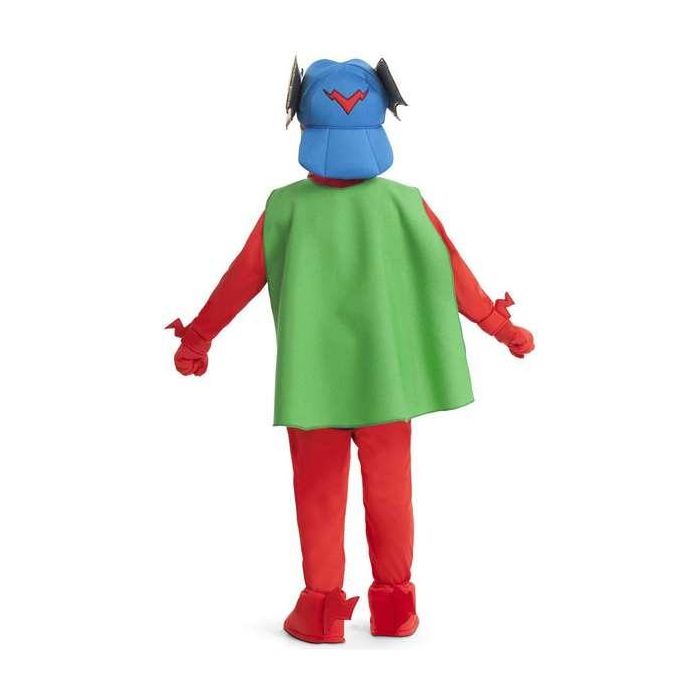 Disfraz kid fury (gorra, antifaz, pasamontañas, mono, capa, cubrebotas, guantes, brazaletes) 6-7 y 2