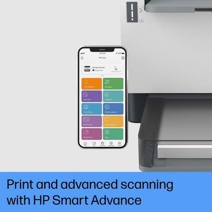 HP Impresora láser monocromo LaserJet Tank 2504dw con tanque de tóner, 22 ppm, WiFi, dúplex automático, hasta 5000 páginas