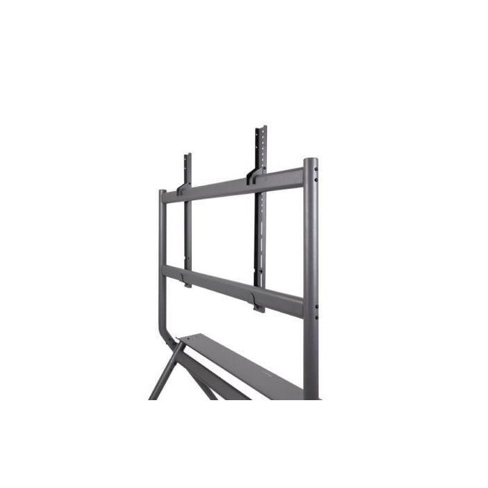 TooQ FS20205M-B Soporte de Suelo con Ruedas para TV 50-86" hasta 120kg, Aluminio/Acero Gris, Bandeja, Gestión de Cables 2 TooQ FS20205M-B Soporte de Suelo con Ruedas para TV 50-86" hasta 120kg, Aluminio/Acero Gris, Bandeja, Gestión de Cables 2