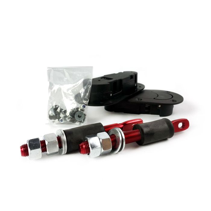 Occ Motorsport Cierres Capot Competición Aero Negro OCCRC006 ABS y Acero Rally 5