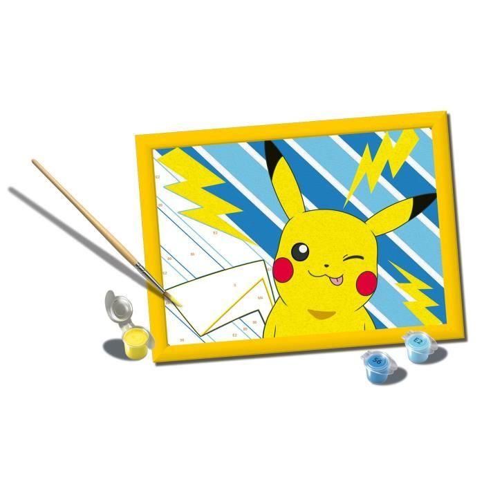 Ravensburger 25905 Kit de pintura por números CreArt Kids Pikachu Lightning Bolt (18 x 24 cm) a partir de 7 años 1