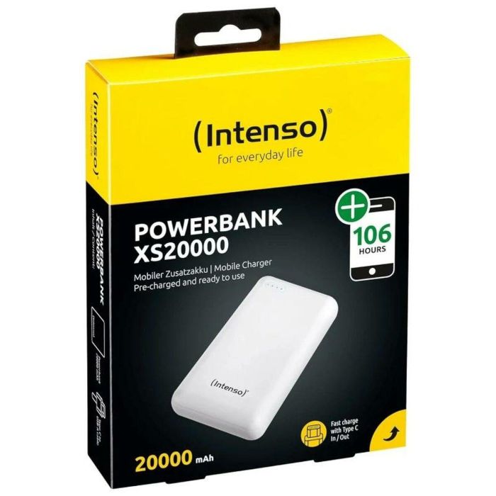 Batería para Portátil INTENSO XS20000 Blanco 20000 mAh 1 Batería para Portátil INTENSO XS20000 Blanco 20000 mAh 1