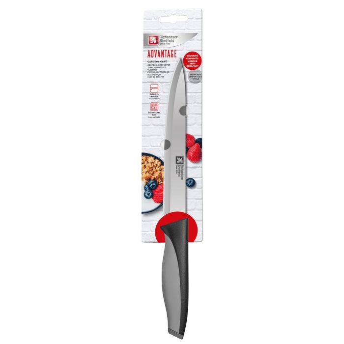 Cuchillo Trinchador Acero Inoxidable Advantage Richardson Sheffield 20 cm 3 Cuchillo Trinchador Acero Inoxidable Advantage Richardson Sheffield 20 cm 3