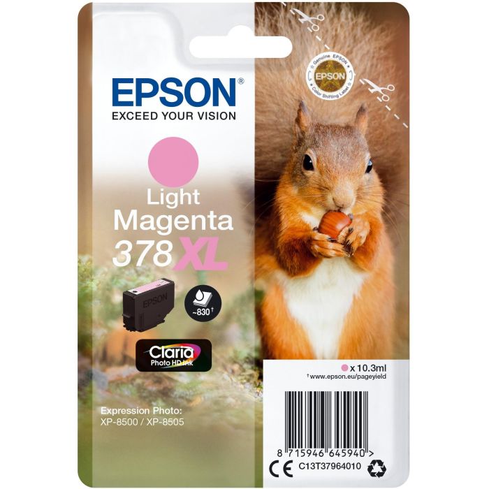 Epson Tinta Magenta Claro 378XL Claria Photo HD para XP-8500, XP-8505, XP-15000 0 Epson Tinta Magenta Claro 378XL Claria Photo HD para XP-8500, XP-8505, XP-15000 0