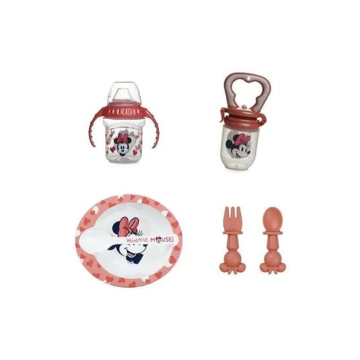 Thermobaby Pack Comida Minnie 1ª Edad - 1 Mordisqueador + 1 Bol + 1 Taza con Asa + 2 Cucharas 0 Thermobaby Pack Comida Minnie 1ª Edad - 1 Mordisqueador + 1 Bol + 1 Taza con Asa + 2 Cucharas 0