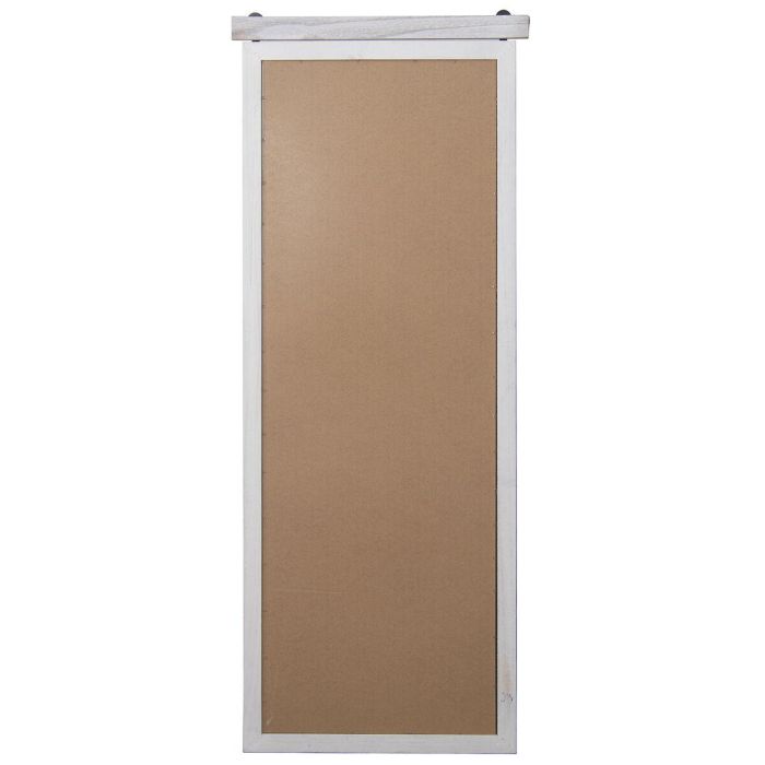 Espejo de pared Alexandra House Living Blanco Rectangular 1