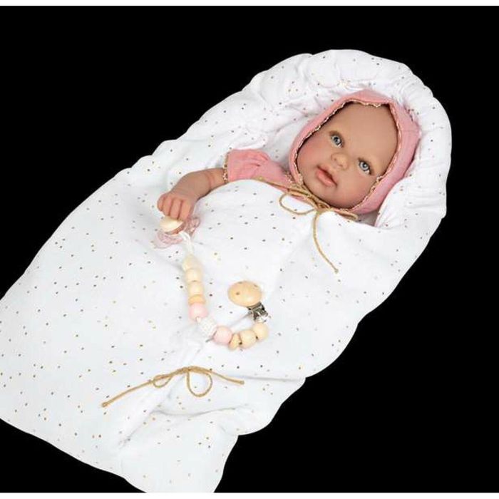 Muñeca real reborn arias silicona 43 cm noah sweet 20