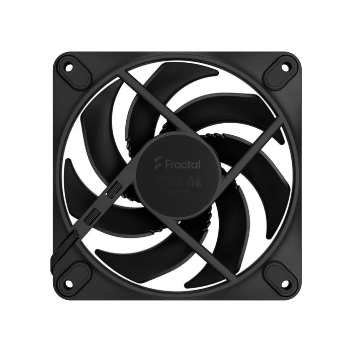 Fractal Design Ventilador de Caja Momentum 12 Black FD-F-MO1-1201 - 120mm, LCP, 31.3 dB, 2200 rpm 2