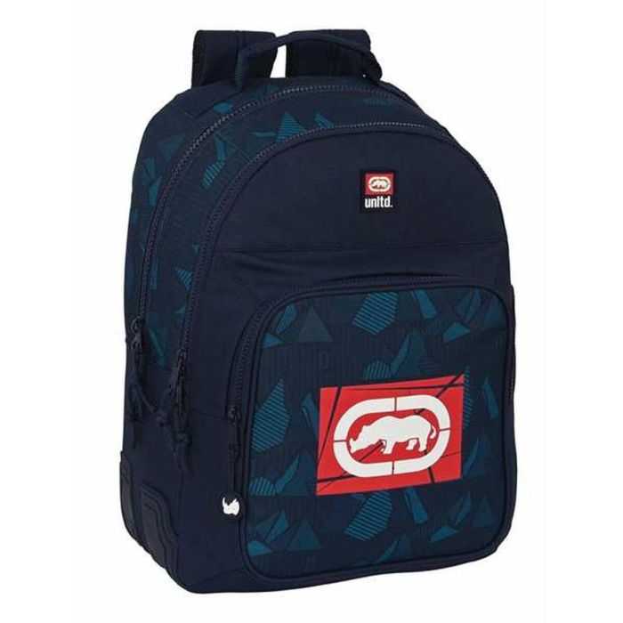 Mochila Escolar Eckō Unltd. Peaks Azul marino 32 x 42 x 15 cm Mochila Escolar Eckō Unltd. Peaks Azul marino 32 x 42 x 15 cm