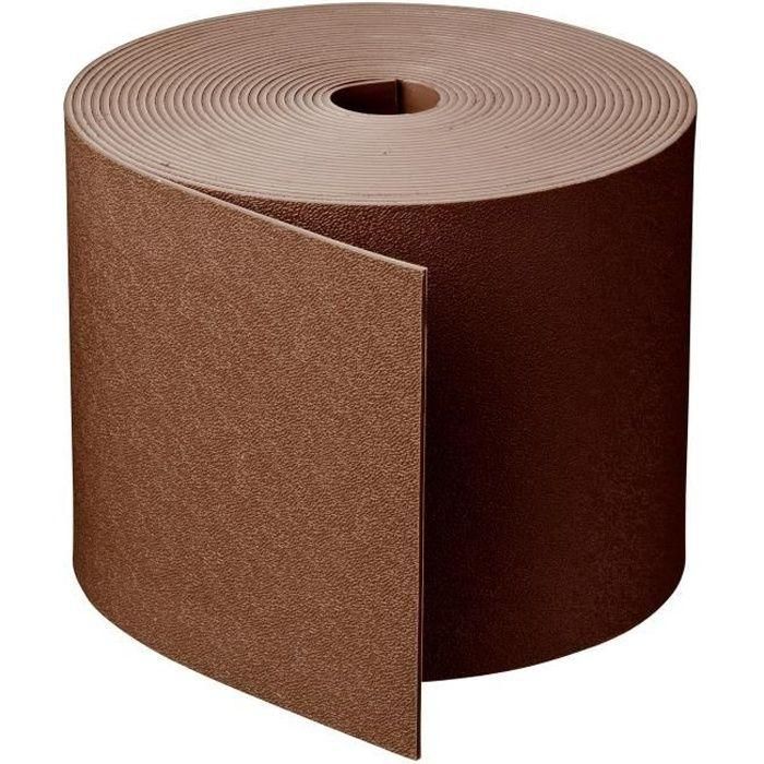 NATURAL Borde de jardín de polipropileno - Grosor 3 mm - H 15 cm x 10 m - Topo beige NATURAL Borde de jardín de polipropileno - Grosor 3 mm - H 15 cm x 10 m - Topo beige