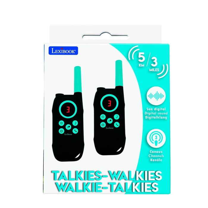 Lexibook Tw42 Walkie Talkies Digitales 5 Km con Reducción de Ruido y Linterna 3 Lexibook Tw42 Walkie Talkies Digitales 5 Km con Reducción de Ruido y Linterna 3