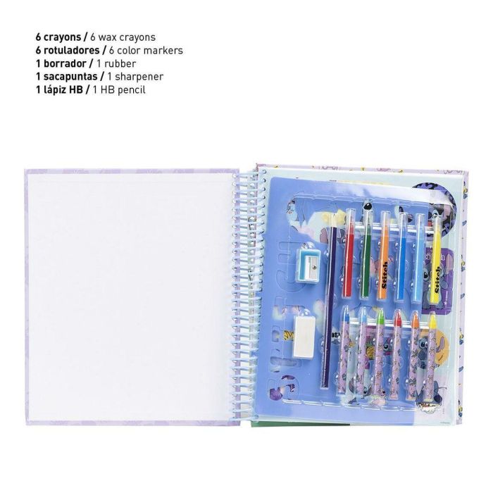 Album actividades coloreable stitch 5