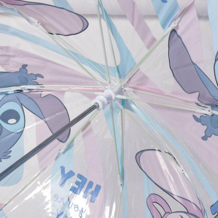 Cerdá Paraguas Manual de Burbuja Transparente Stitch Azul para Niños +3 Años 5 Cerdá Paraguas Manual de Burbuja Transparente Stitch Azul para Niños +3 Años 5