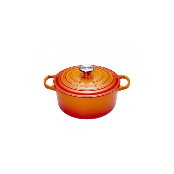 Le Creuset Signature Bräter Redondo 26 cm Rojo Volcánico