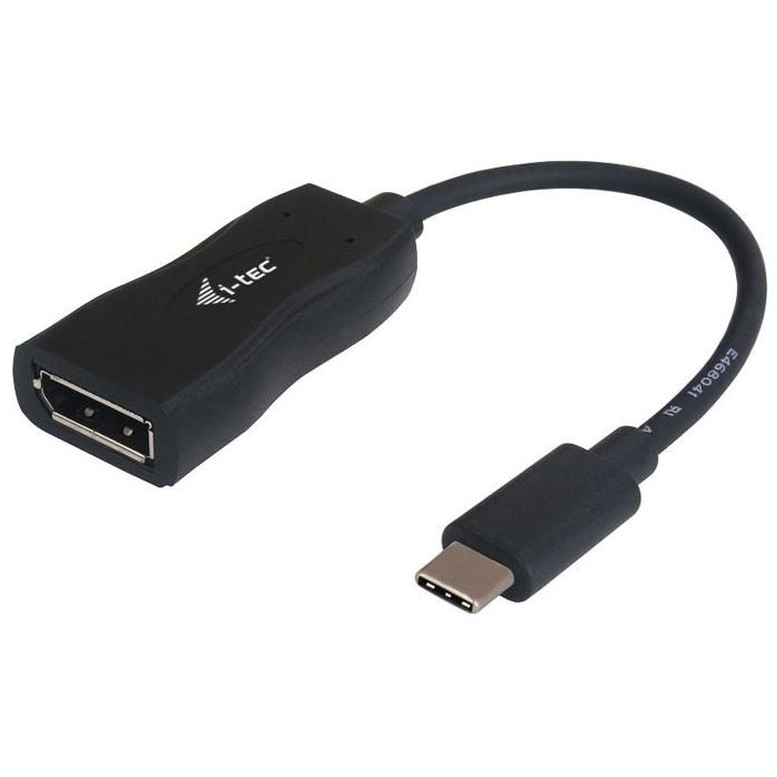 Adaptador USB C a DisplayPort i-Tec C31DP60HZP Negro 0 Adaptador USB C a DisplayPort i-Tec C31DP60HZP Negro 0