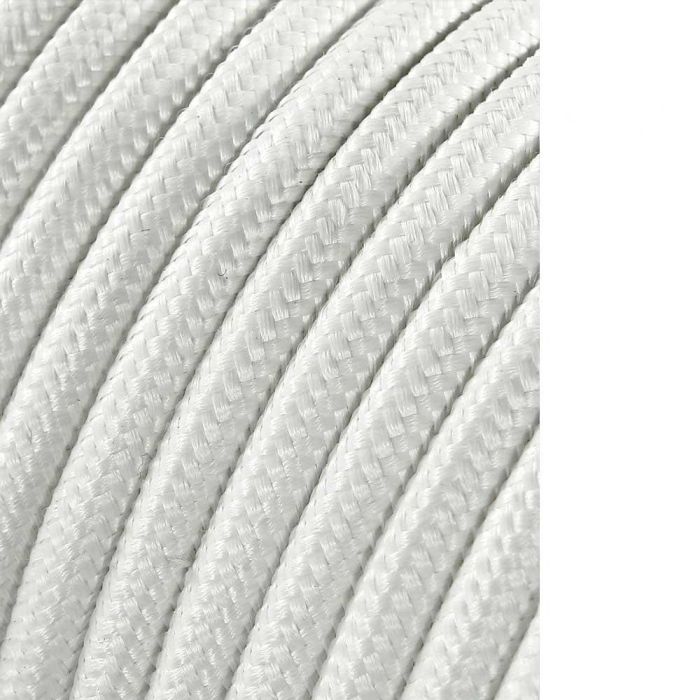 Carrete cable cordón tubular h03vv-f 2 x 0,75 mm² blanco, 5 m