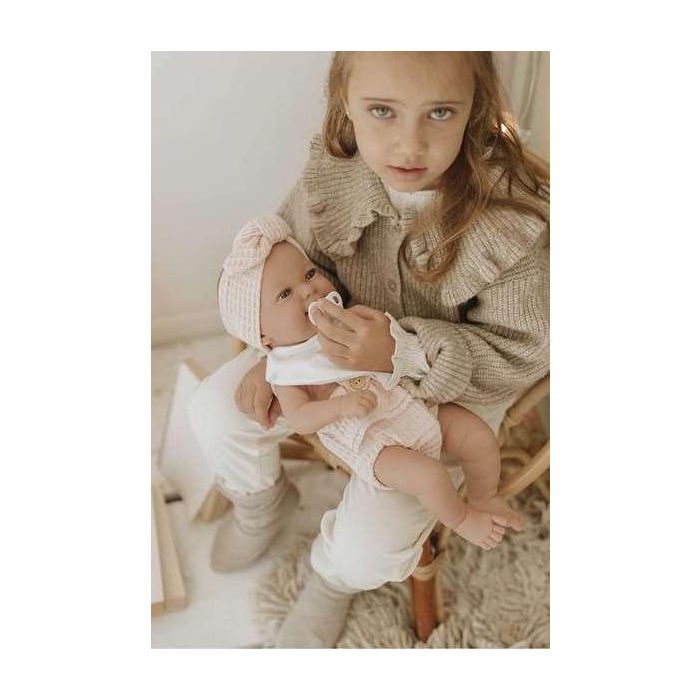 Muñecas Arias Muñeca Zoe 42 cm Rosa c/Cambiador y Babero (Cuerpo Vinyl, Sexo Niña) 14